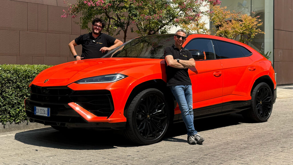 Lamborghini Urus ibrida test drive